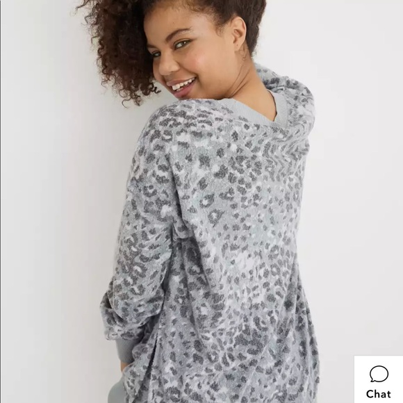 Aerie Cozy Good Vibes Oversized Sweatshirt NWT - Picture 2 of 10